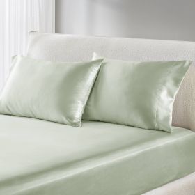 Luxury 2 PC Pillowcases King (Color: as Pic)